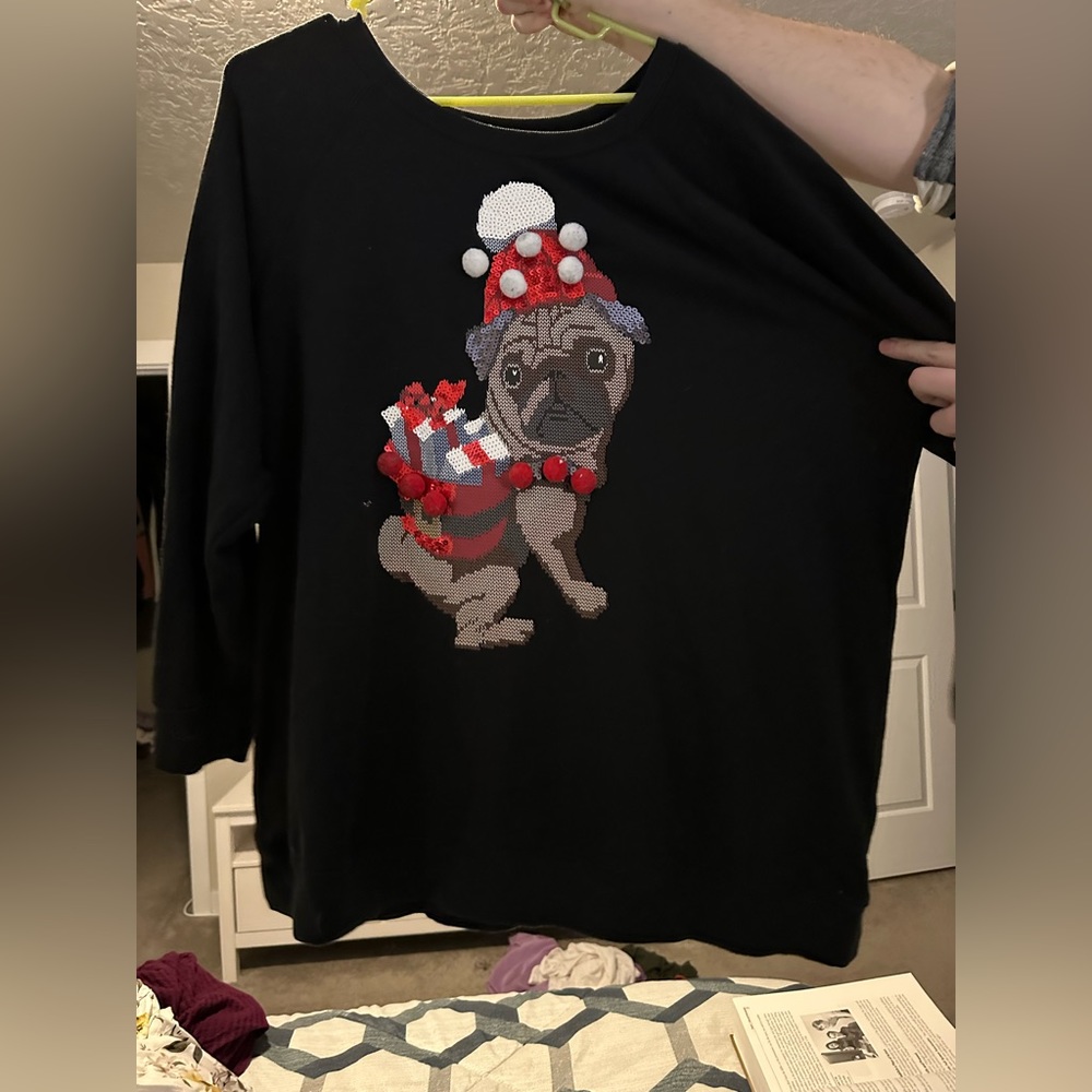 Torrid pug Christmas sweater